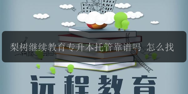 梨樹繼續(xù)教育專升本托管靠譜嗎 怎么找