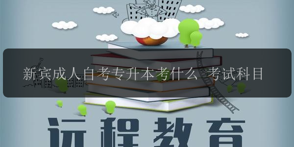 新賓成人自考專升本考什么 考試科目